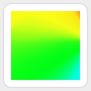 YELLOW GREEN ORANGE GRADIENT TEXTURE Sticker